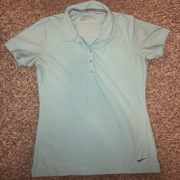 Nike Tops - NIKE women’s blue golf tee